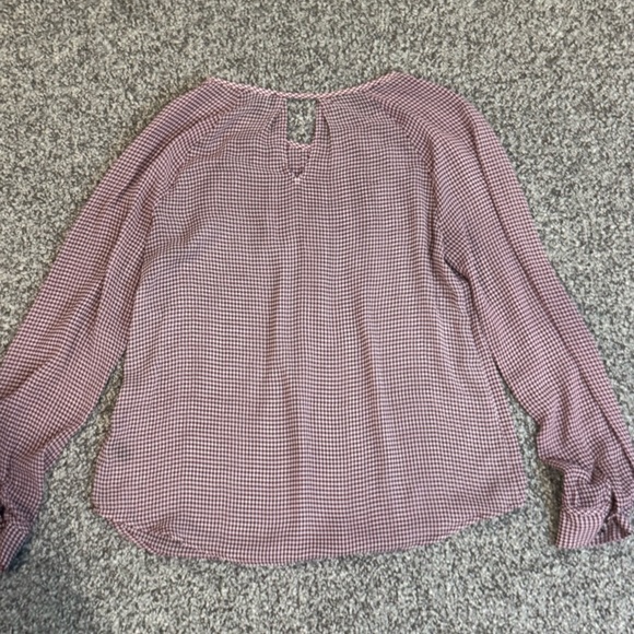 The Limited Dusty Rose Textured Blouse - Picture 9 of 9